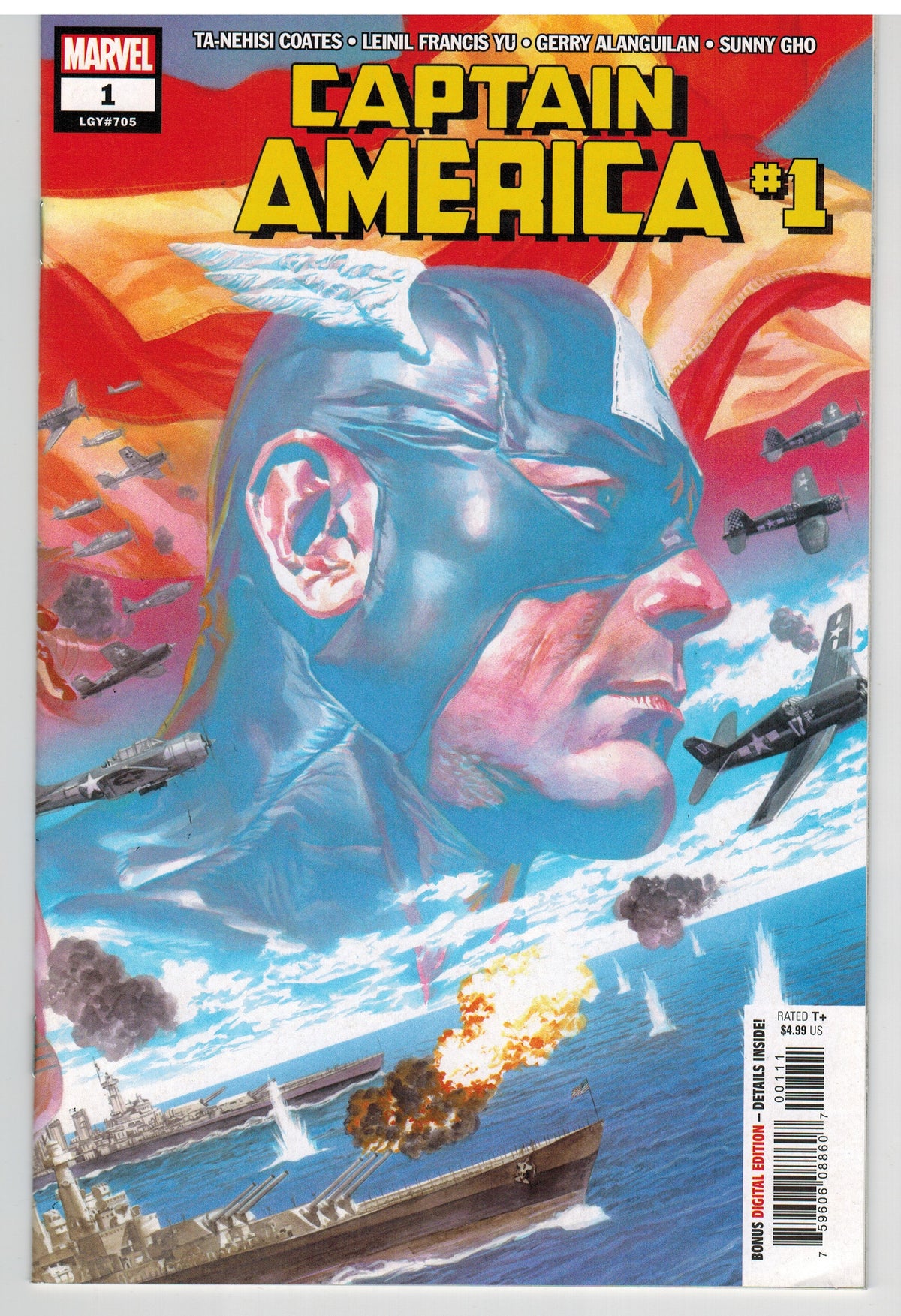 Photo of Captain America, Vol. 9 (2018) Issue 1A - Near Mint Comic sold by Stronghold Collectibles