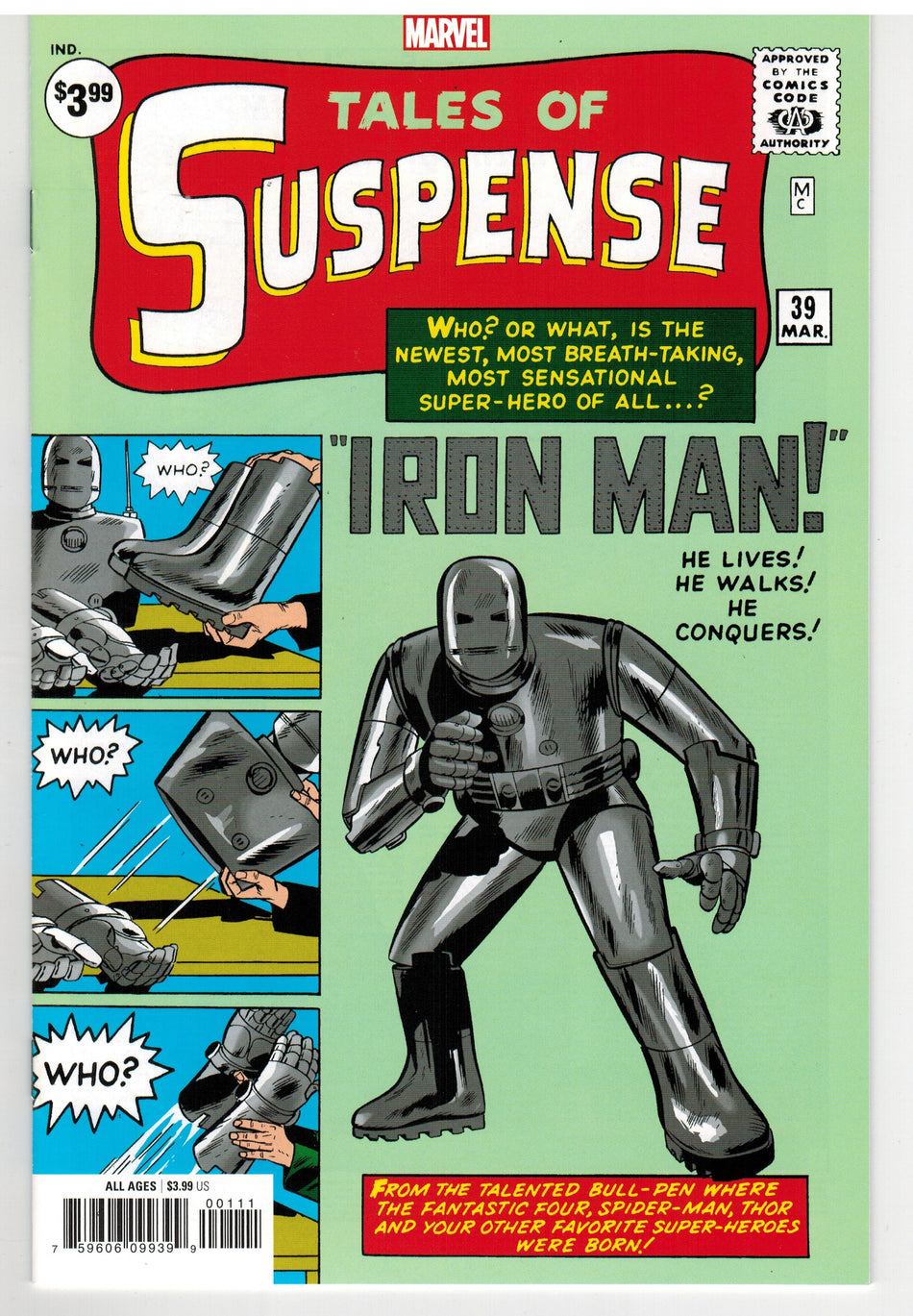 Photo of Tales of Suspense, Vol. 1 (2020) Issue 39C - Near Mint Comic sold by Stronghold Collectibles