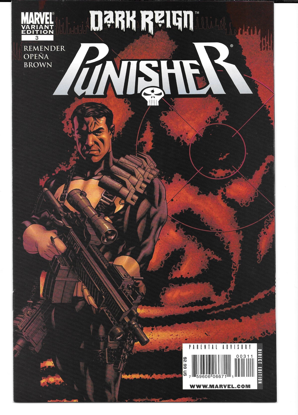 Photo of Punisher, Vol. 8 (2009) Issue 3A - Near Mint Comic sold by Stronghold Collectibles