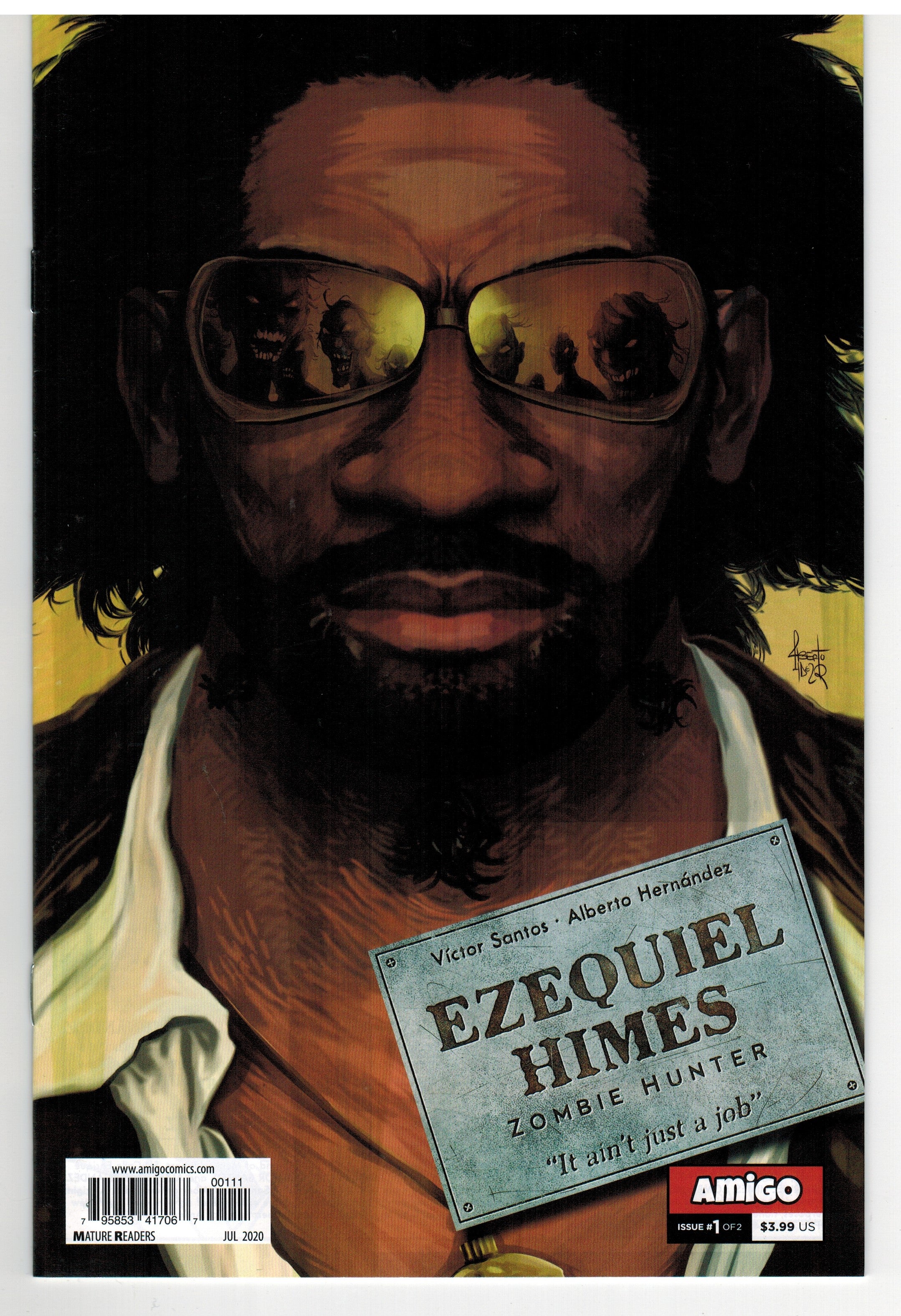 Photo of Ezequiel Himes Zombie Hunter (2020) Issue 1 - Near Mint Comic sold by Stronghold Collectibles