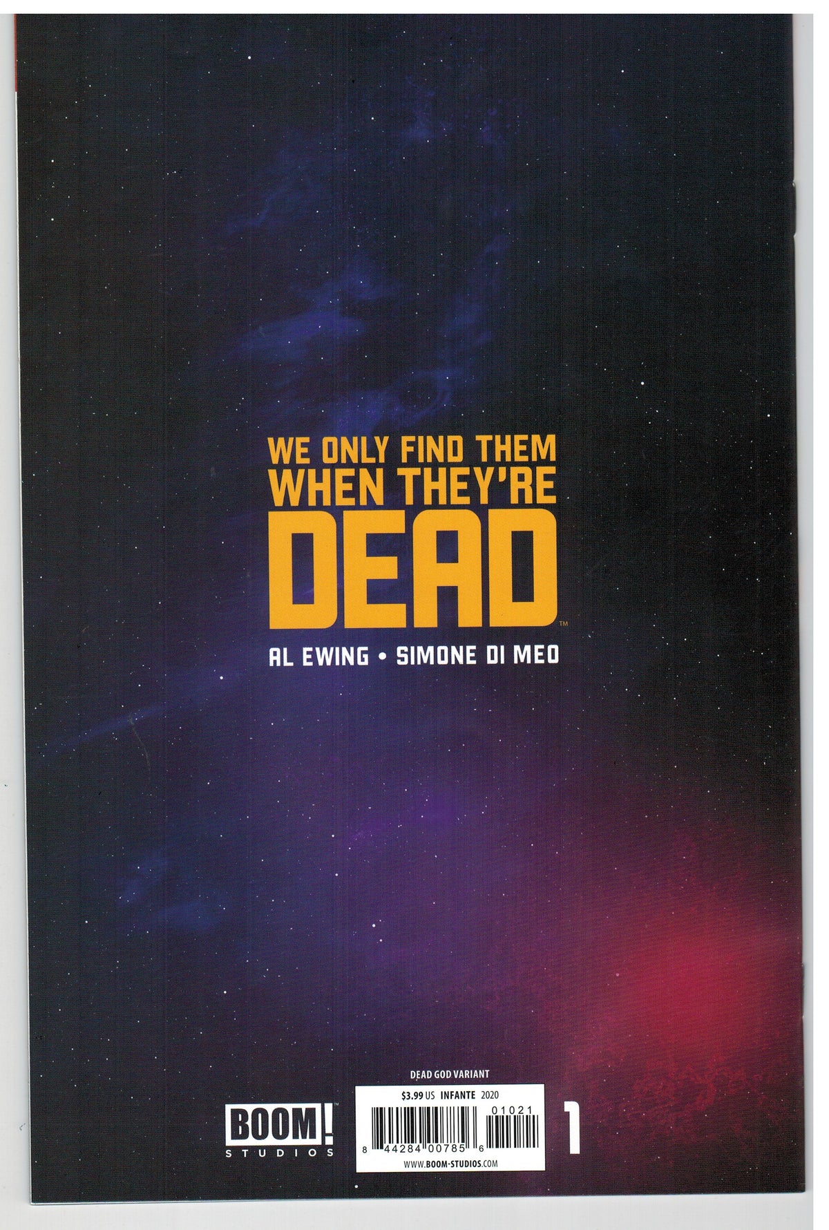 Photo of We Only Find Them When They're Dead (2020) Issue 1B - Near Mint Comic sold by Stronghold Collectibles