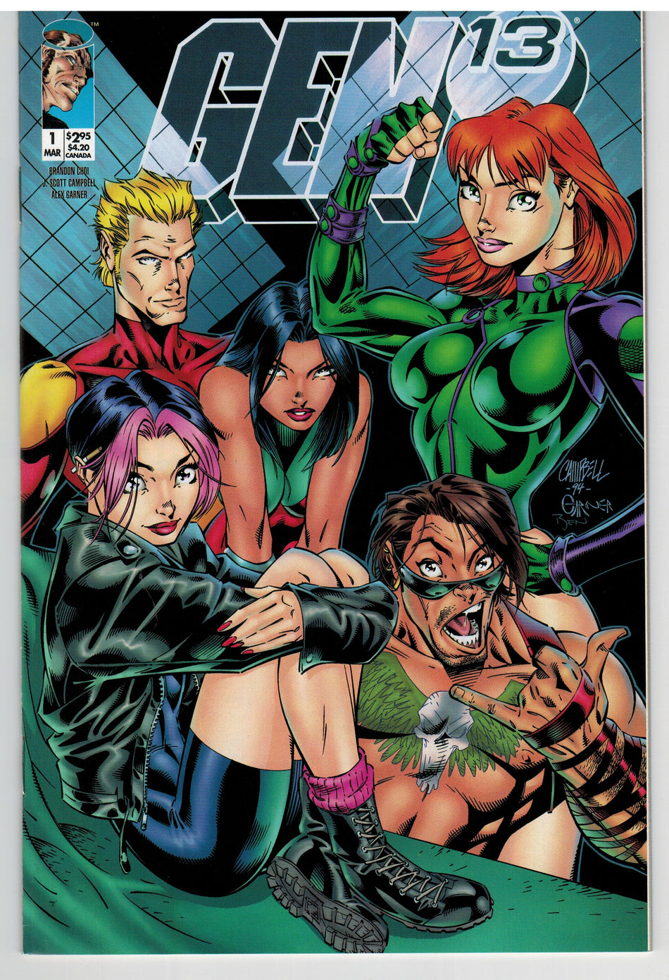 Photo of Gen 13, Vol. 2 (1995-2002) (1995) Issue 1B - Near Mint Comic sold by Stronghold Collectibles