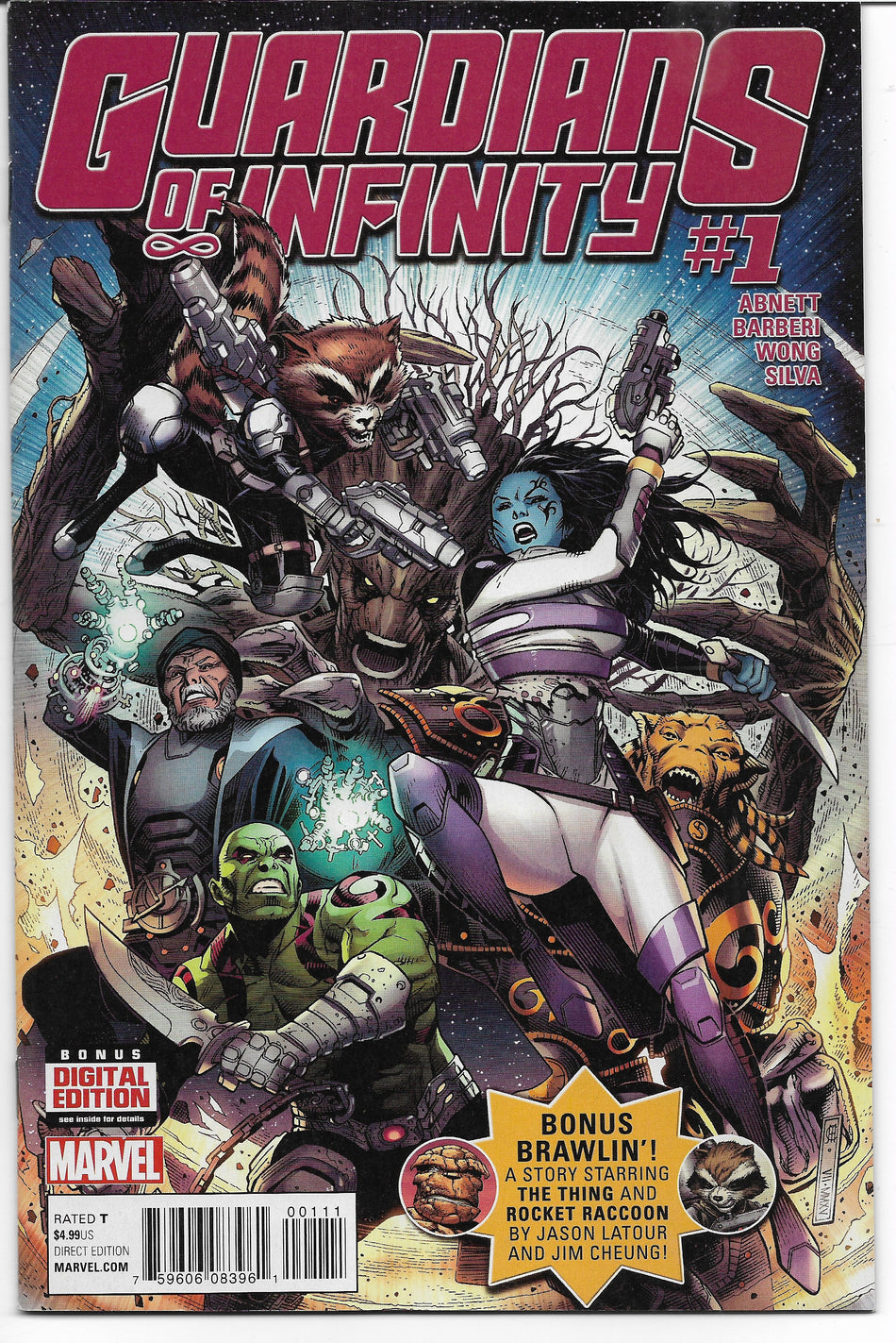 Guardians Of Infinity (2015)  Iss 1A Near Mint