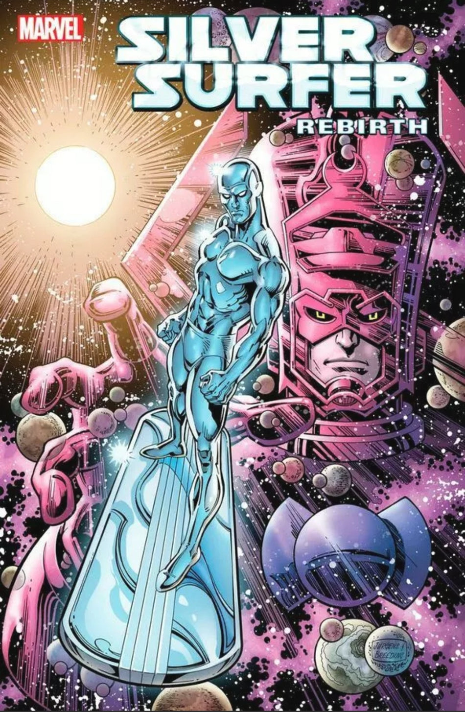 Silver Surfer Rebirth #1 Jurgens Variant