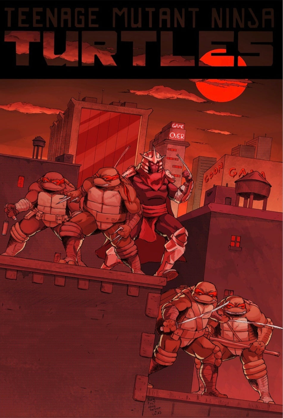 Teenage Mutant Ninja Turtles Armageddon Game #1 CBNS Homage Exclusive LTD 800