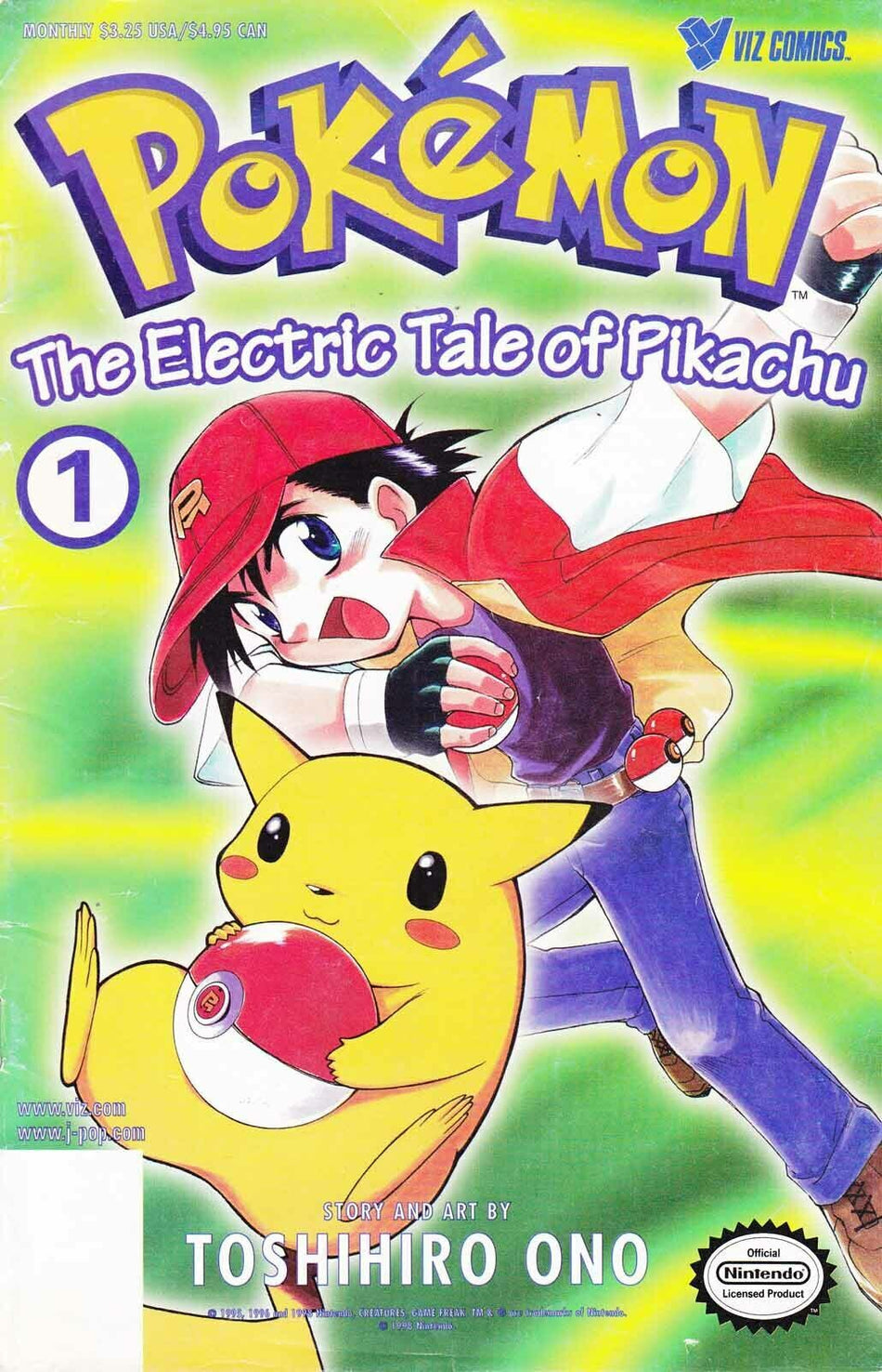 Pokemon The Electric Tale of Pikachu 1 NM- 5th Print