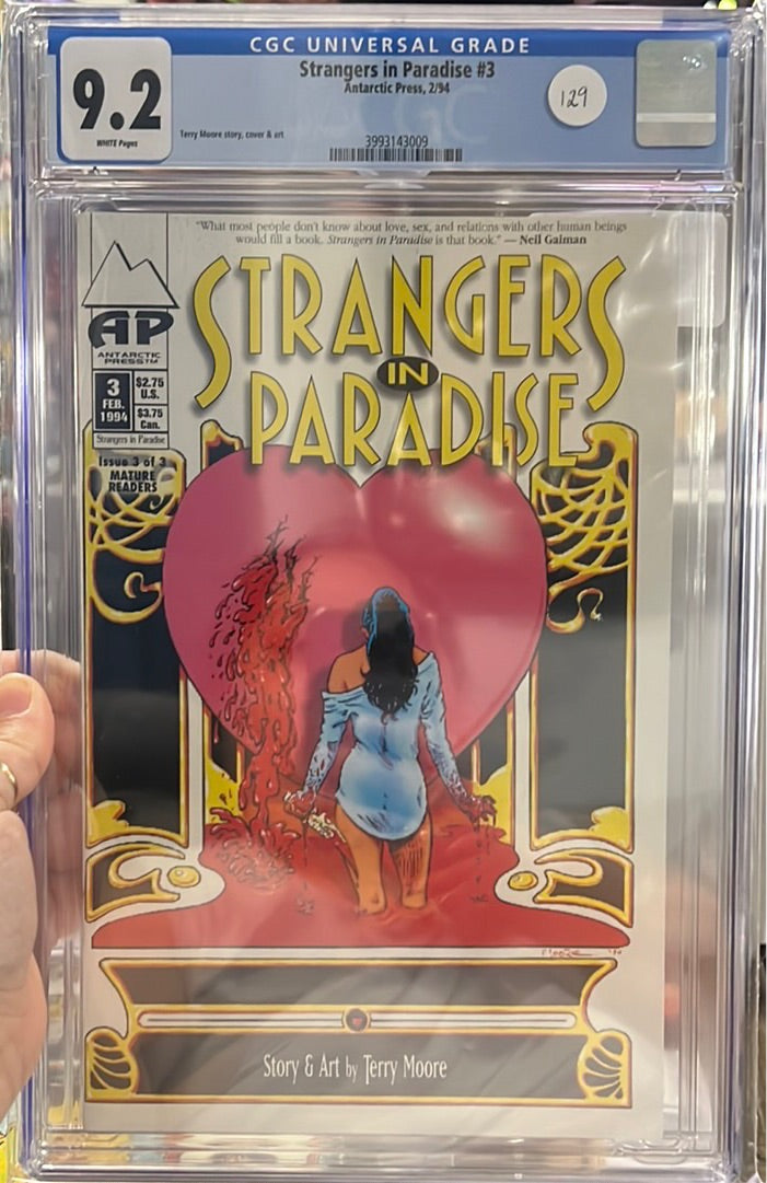 Strangers in Paradise #3 (1993) CGC 9.2