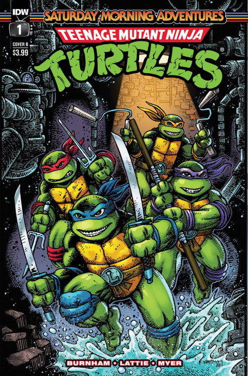 Teenage Mutant Ninja Turtles Saturday Morning Adventures #1B Eastman