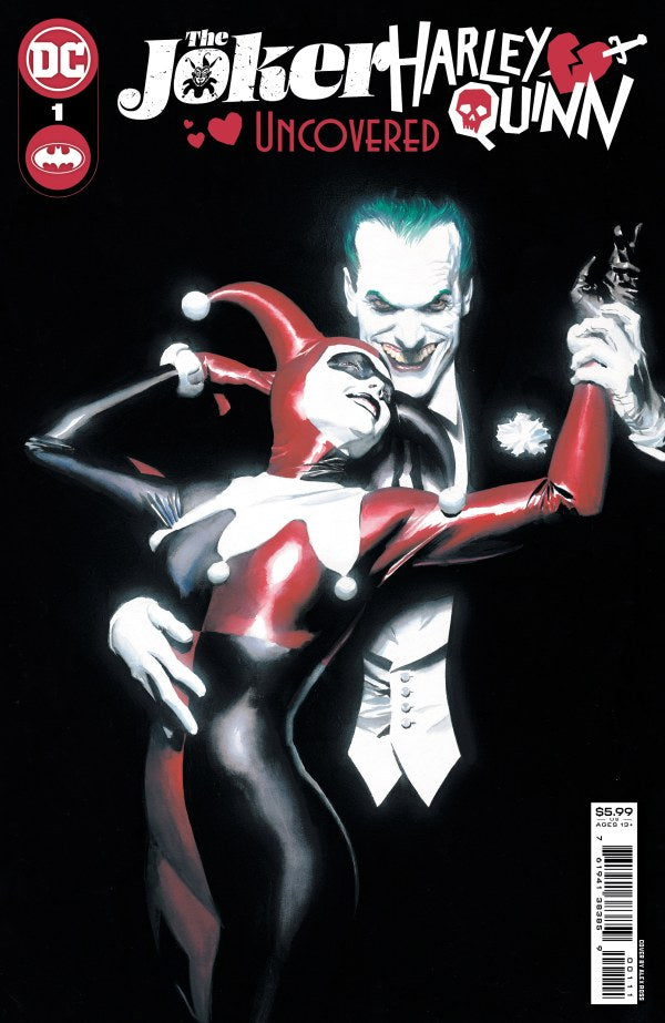 Stock Photo of Joker Harley Quinn Uncovered #1 (One Shot) CVR D Alex Ross Foil Variant Comics sold by Stronghold Collectibles