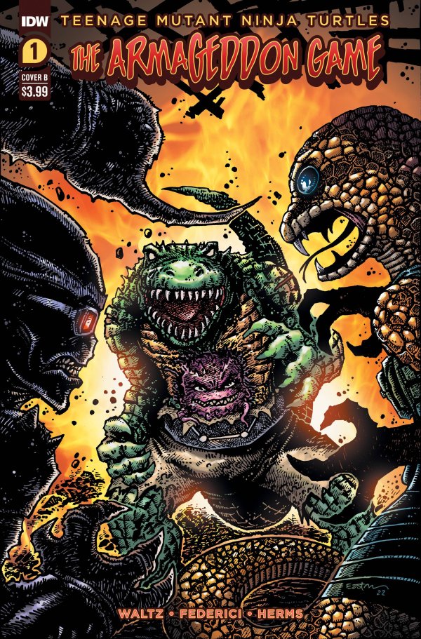 Teenage Mutant Ninja Turtles Armageddon Game #1B Eastman