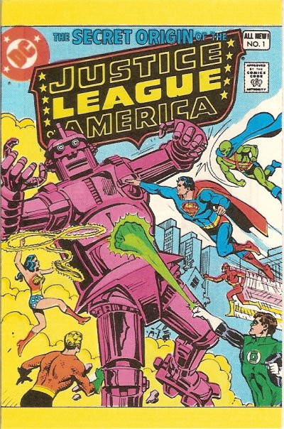 Secret Origin of the Justice League of America #1 Mini Comic (Leaf Candy)