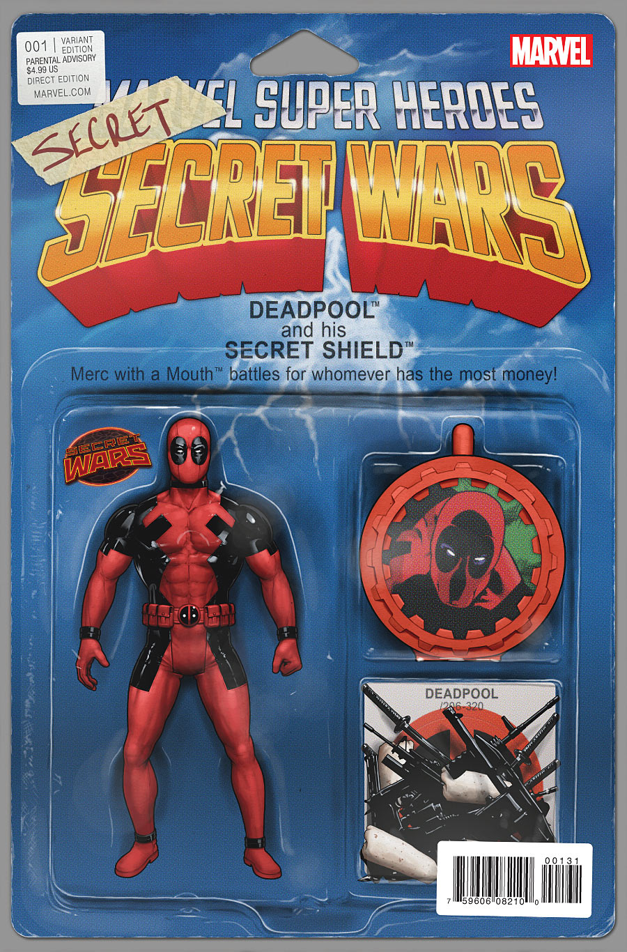 Deadpools Secret Secret War V1 #1 Action Figure Variant