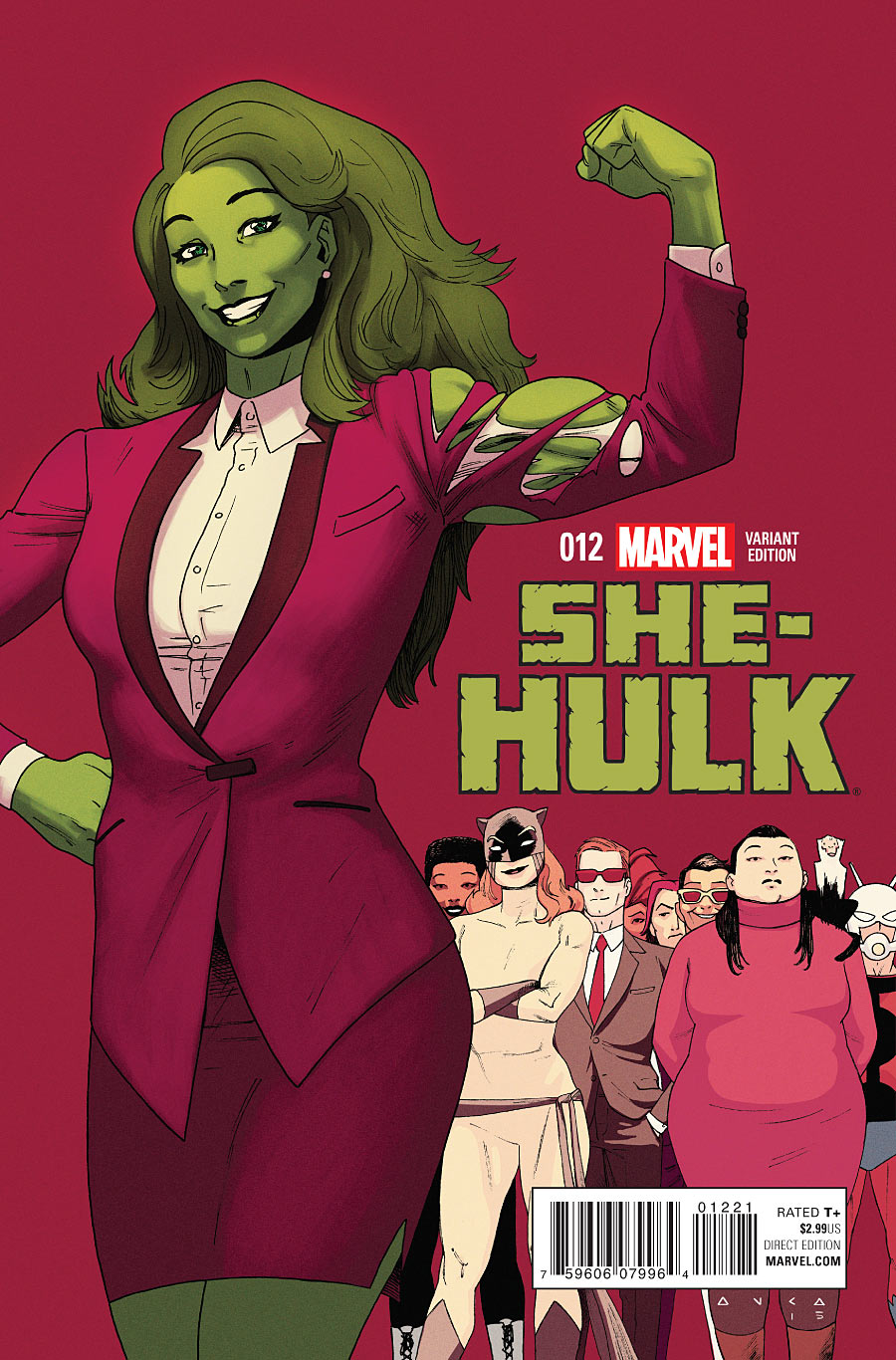 She-Hulk V3 #12 Anka Variant NM-