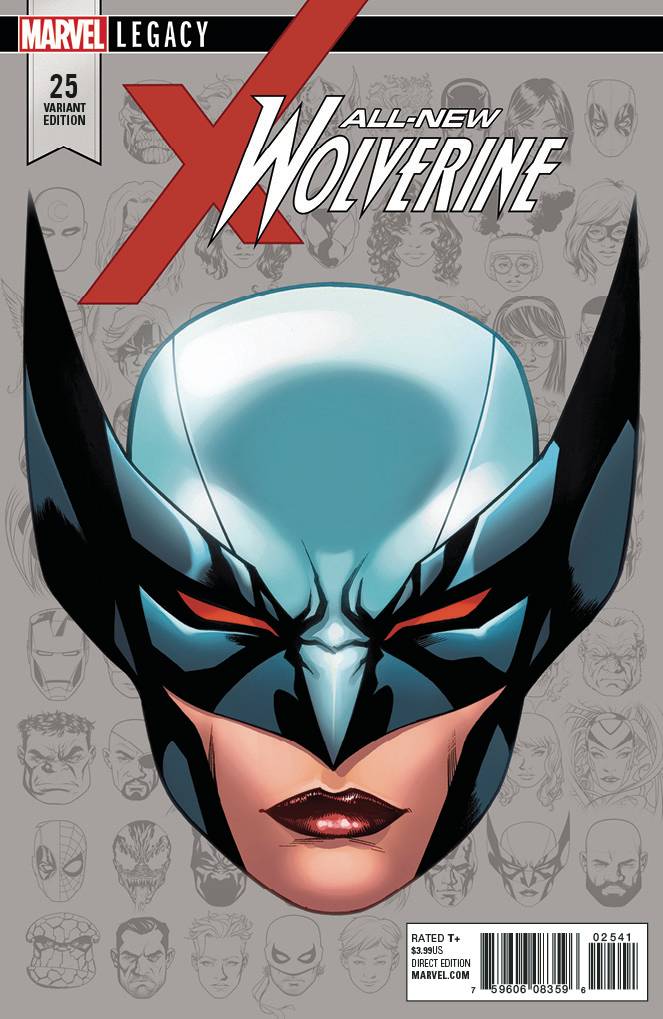 Stock Photo of All New Wolverine #25 McKone Legacy Headshot Variant Leg comic sold by Stronghold Collectibles