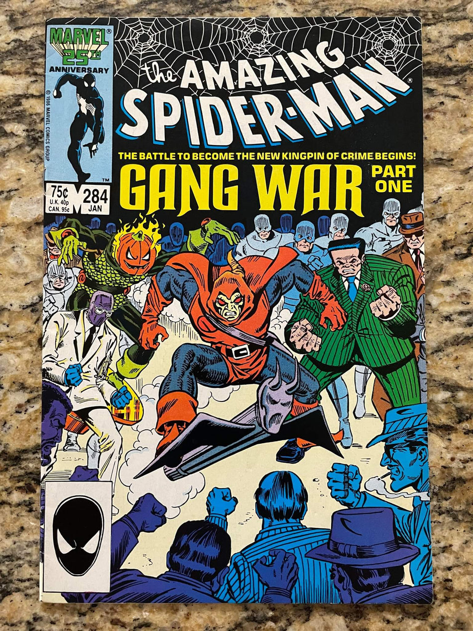 Amazing Spider-Man V1 284 FN+ 1st Appearance Blue Boys