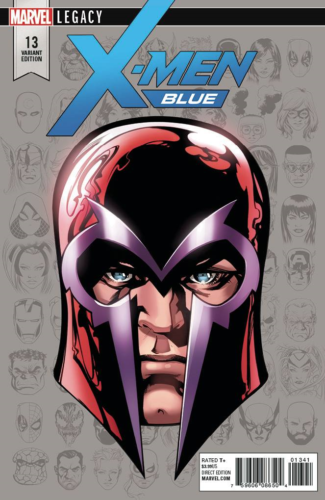 X-Men Blue #13 (2017) Mike McKone Magneto Legacy Headshot Variant NM