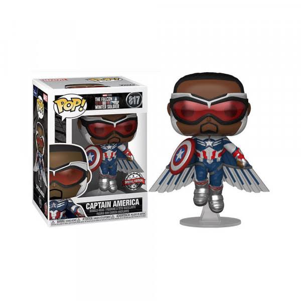 Image of Funko POP!: The Falcon and Winter Soldier - Walmart Excl Captain America (817) 3.75 Inch Funko POP! sold by Stronghold Collectibles