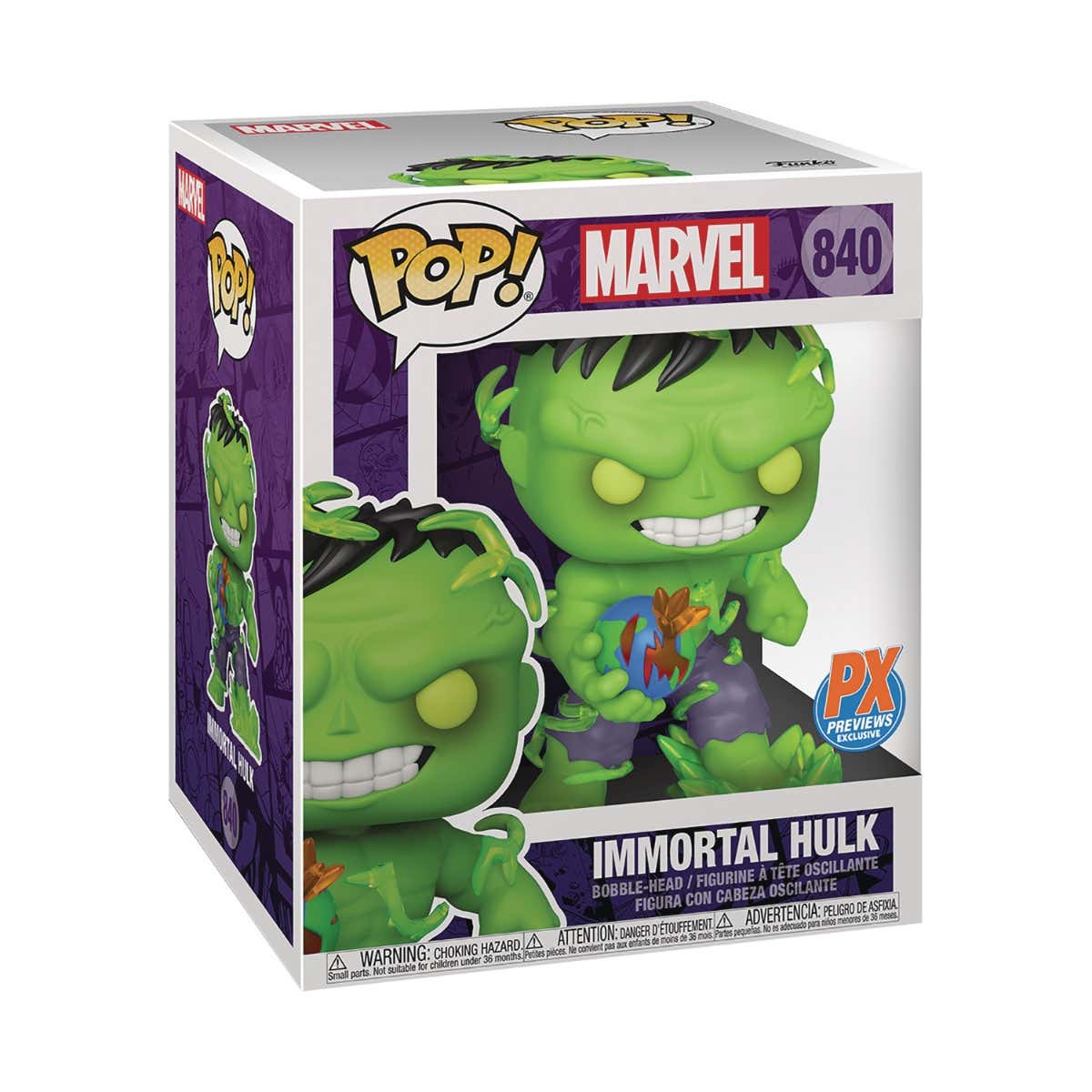 Image of Funko POP!: Marvel - PX Excl Immortal Hulk (840) Bobble-Head 6 Inch Funko POP! sold by Stronghold Collectibles